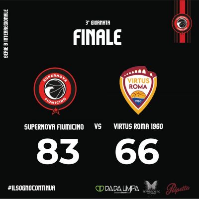Supernova Fiumicino vs Virtus GVM Roma 1960 finale 