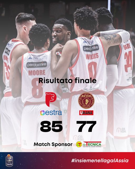 pistoia vs reyer venezia