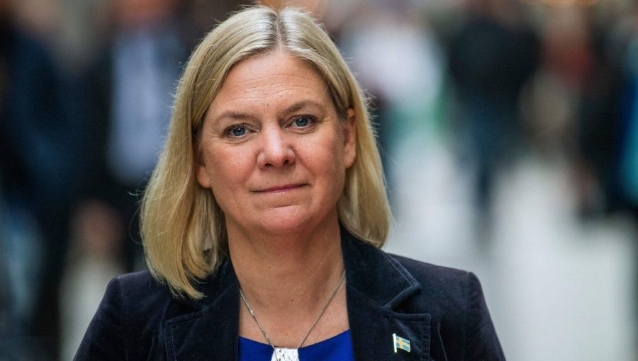 Magdalena Andersson , capo del governo svedese
