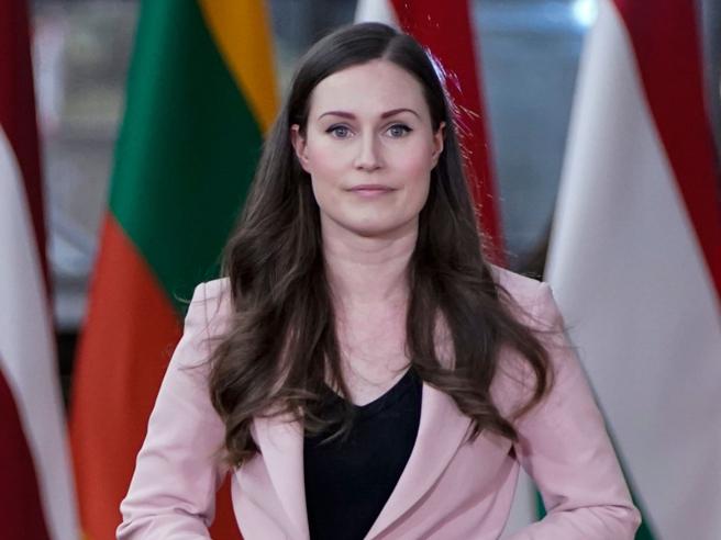 Sanna Marin , capo del governo finlandese